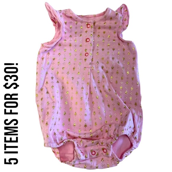 5/$30 Egg by Susan Lazar Baby Girl Romper 6m​ - Picture 1 of 6